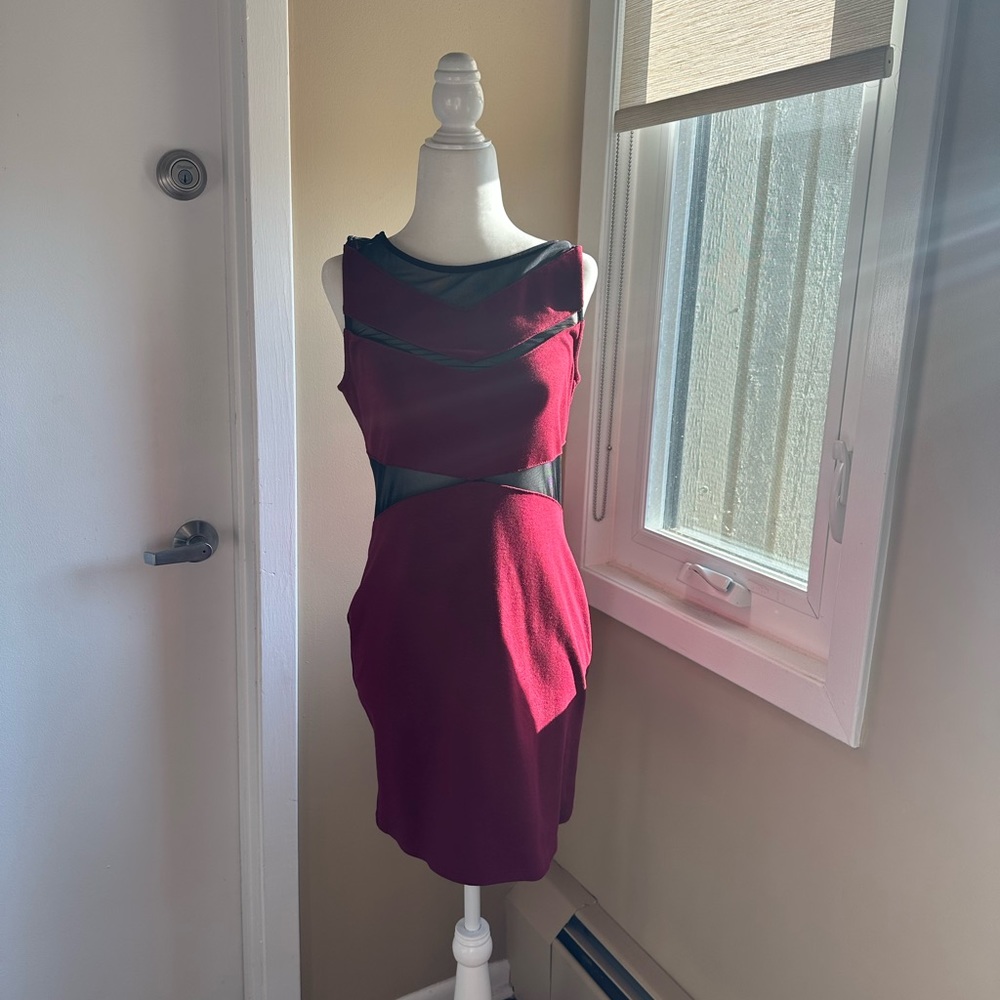 Red & Black Dress